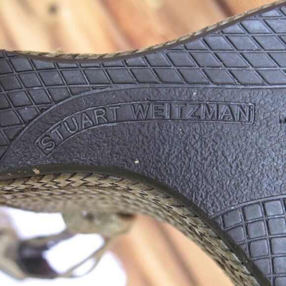 Stuart Weitzman Womens 7.5 Wedge Sandals Shoes - Picture 9 of 9
